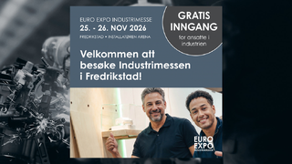 Vi deltar på EURO EXPO IndustriMesse i Fredrikstad 25.–26. november. Besøk oss for en prat om automasjon, instrumentering og smarte industriløsninger.

